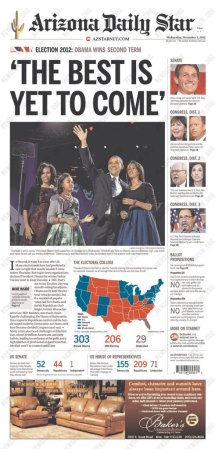 Arizona Daily Star de Arizona: "Lo mejor está por venir".