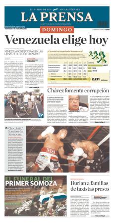 Managua, Nicaragua. La Prensa