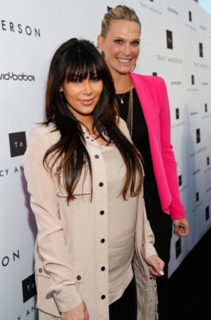 Kim junto a Molly Sims.