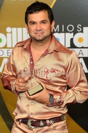 Roberto Junior en los Billboard Mexicanos 2013.