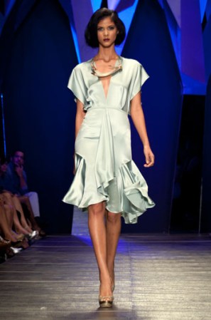 Diseños por Gutierrez Marcano, en el desfile de modas "DominicanaModa 2012".