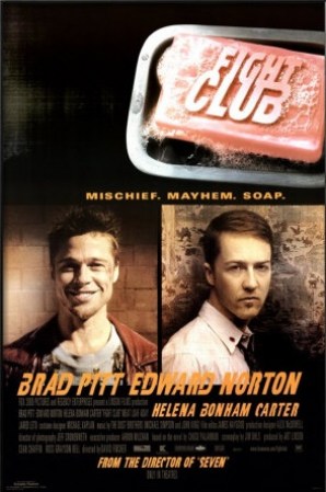 "Fight club" (1999). Basada en la novela de Chuck Palahniuk, la película de David Fincher es un objeto de culto, que ha quedado registrado en la memoria colectiva.