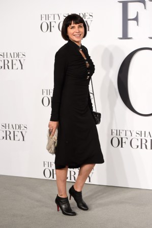 LONDRES, INGLATERRA: Sadie Frost en la premier de "Fifty Shades Of Grey".