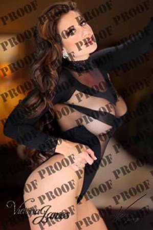 Esta es la foto cubierta que Victoria Valentine James está vendiendo.