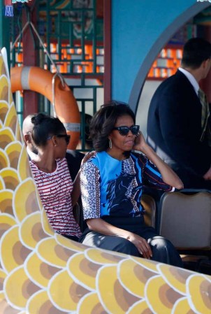 Michelle Obama destila simpatía y elegancia en China.