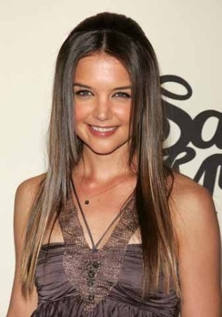 Katie Holmes antes llevaba el pelo largo