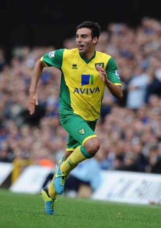 Javier Garrido, del Norwich City.