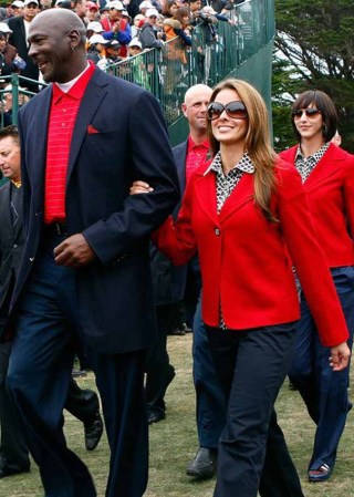 Ivette Prieto, junto a su ahora esposo Michael Jordan. La pareja se casó el 27 de abril en Palm Beach, Florida.