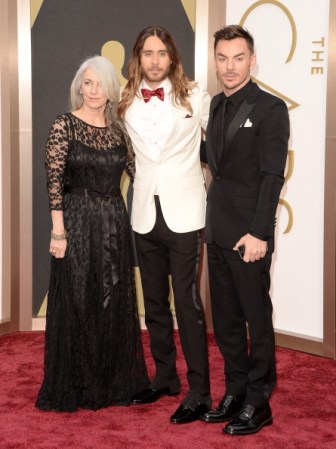 La familia Leto: Constance Leto, Jared Leto y Shannon Leto