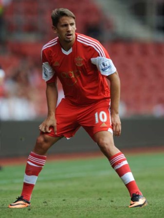 El uruguayo Gastón Ramírez, del Southampton.