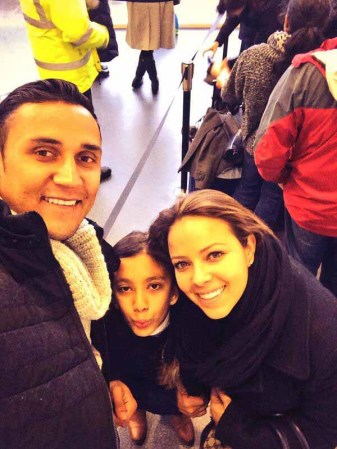 Andrea Salas: dejó el modelaje para seguir a Keylor Navas.