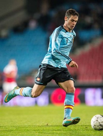 Álvaro Vázquez, del Swansea.