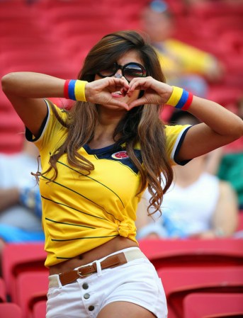 La belleza que tambien nos regala el mundial.