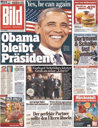 Bild de Alemania: Obama sigue siendo presidente.