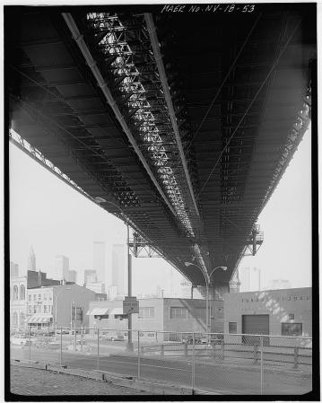 Imágenes históricas del Puente de Brooklyn.