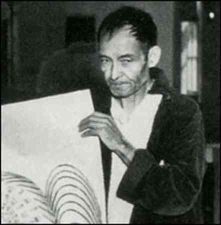Martín Ramírez (1895-1963) artista mexicano diagnosticado con esquizofrenia, depresión aguda, catatonia y psicosis en 1930.