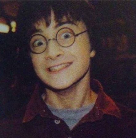 El protagonista de Harry Potter cuando era niño.