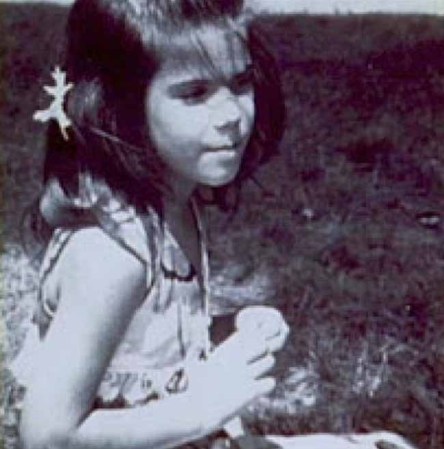 Sandra Bullock cuando era una niña.