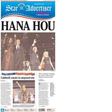 Star Advertiser de Hawai: Lo hace otra vez.