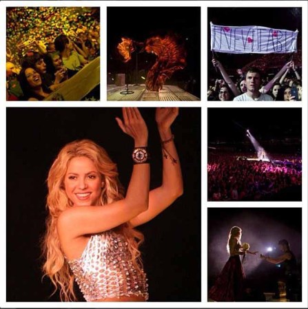 Shakira recordando la grabación y éxito del disco "Salió el Sol".