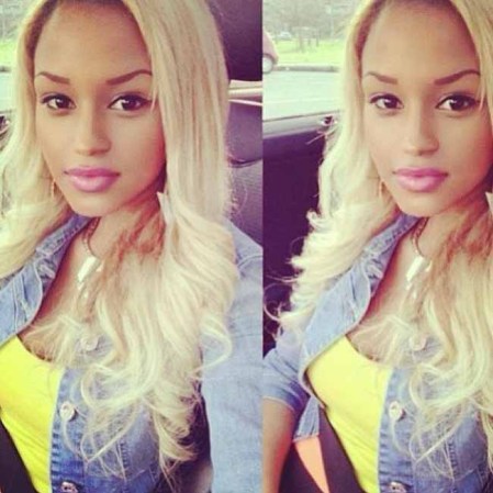 Fanny Neguesha, la novia del futbolista italiano Mario Barwuah Balotelli.