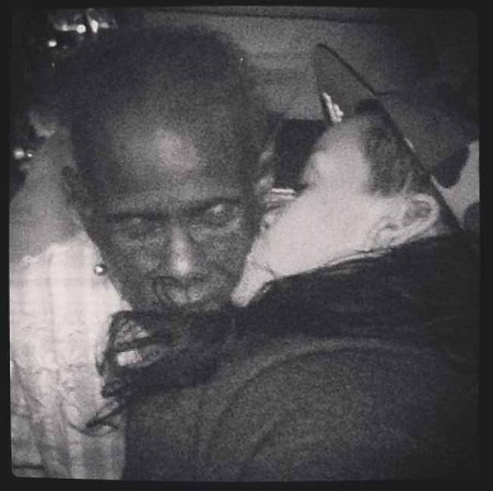 Rihanna con su ídolo.