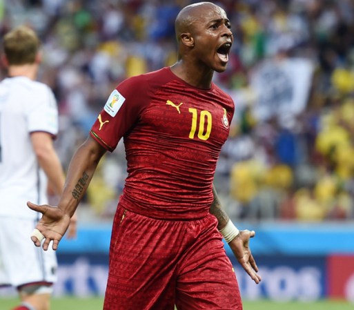 #9. El mediocampista ghanés André Ayew