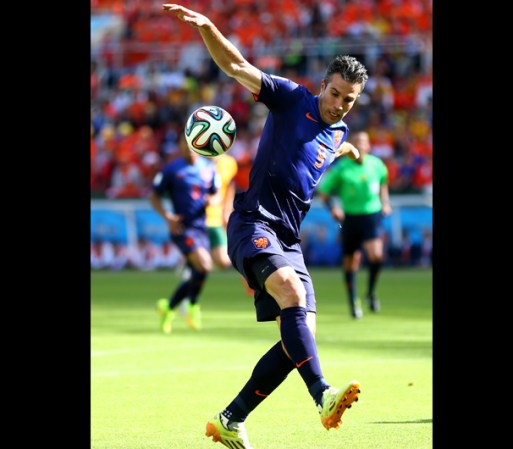 #11. El atacante de Holanda Robin van Persie
