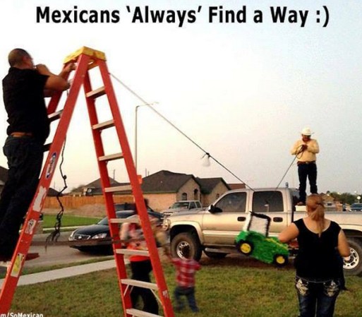 Los mexicanos siempre encuentran la manera…