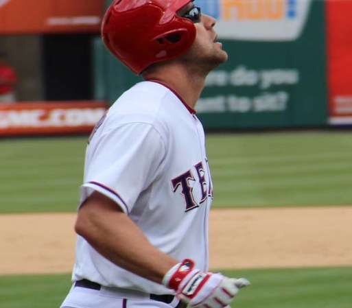 Los Rangers anotaron un total de cinco jonrones en este partido.