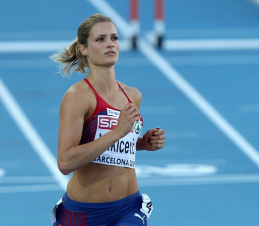 Christina Vukicevic saltadora de vallas de Noruega conocida en su país por su belleza y talento. Participó en los Juegos Olímpicos Londres 2012 tras haber ganado bronce en el Campeonato Mundial de 2011.