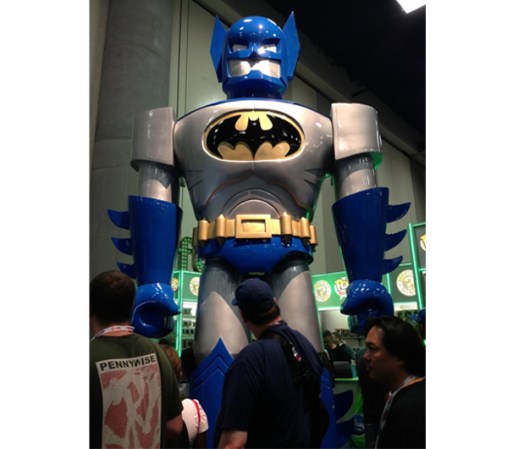 Modelos de super héroes llenan el centro de convenciones de San Diego por cuatro días.