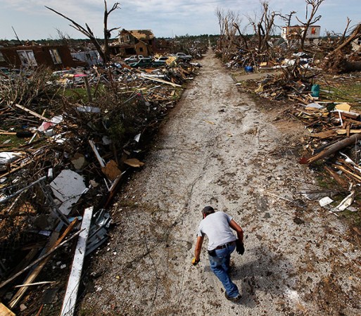 El 22 de mayo del 2011 el tornado de Joplin dejó destrucción en Misuri.