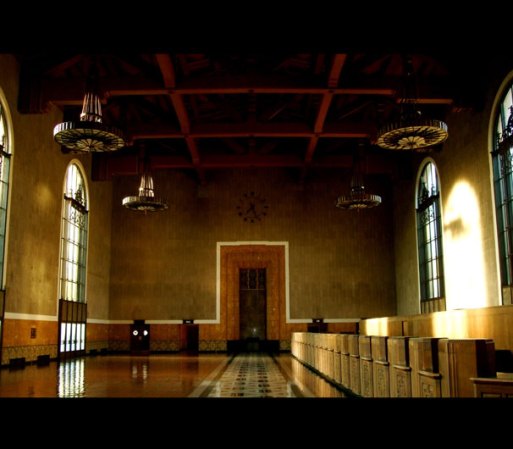Union Station: centro de transporte público ubicado en el corazon de Los Ángeles.