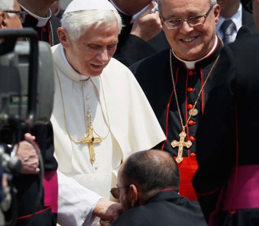 Benedicto XVI llega al aeropuerto "José Martí" en La Habana.