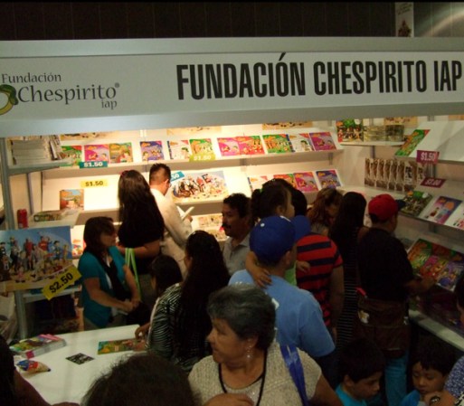 La gran sorpresa de la feria fue la presencia de la Fundación Chespirito.