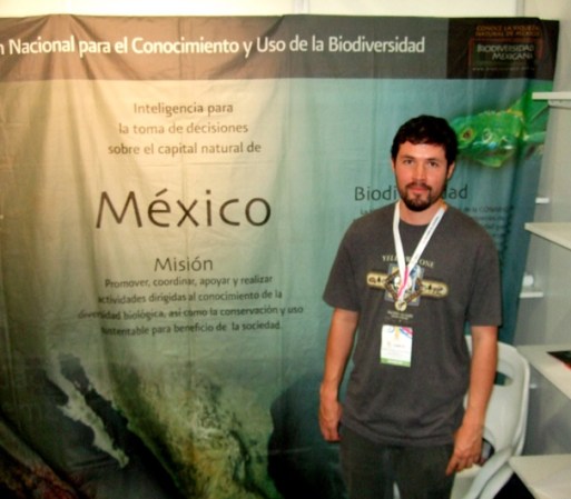 Otro puesto de información muy popular, fue el de la Comisión Nacional para el Conocimiento y Uso de la Biodiversidad.
