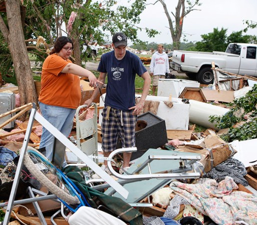 Fueron más de 60 tornados los que afectaron gran parte de Oklahoma, Kansas y Misuri, especialmente el área metropolitana de Oklahoma City.