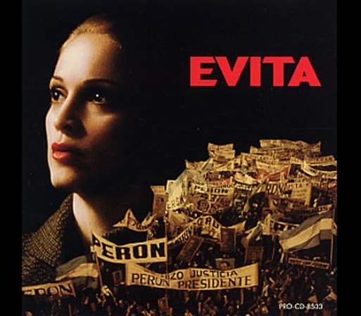 En 1996 presentó el álbum oficial de la película “Evita”, con temas como “Don’t Cry For Me”, “Argentina” y “Another Suitcase in Another Hall”.