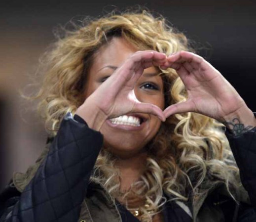 Fanny Neguesha, la novia del futbolista italiano Mario Barwuah Balotelli.