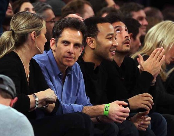 El actor Ben Stiller y la cantanteJohn Legend