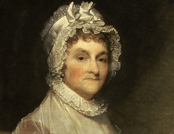 El octavo nombre más popular para las niñas fue el de Abigail, como el de Abigail Adams, la influyente esposa del presidenete John Adams.