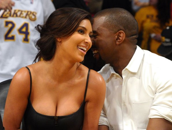 En séptimo lugar:<br />Kim Kardashian (en la foto acompañada del cantante Kanye West). Un caso extraño, pues se hizo célebre como amiga de gente famosa y como protagonista de un video porno con un ex novio. Ahora es el eje de un afamado programa televisivo.