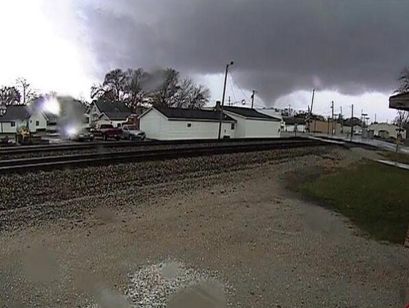 Tornado en Coal City, IL.