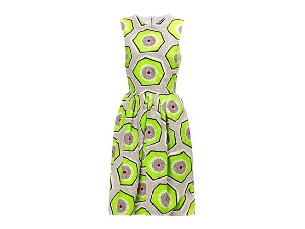Vestido primaveral de Carven Kiwi; encuéntralo en avenue32.com, $865.
