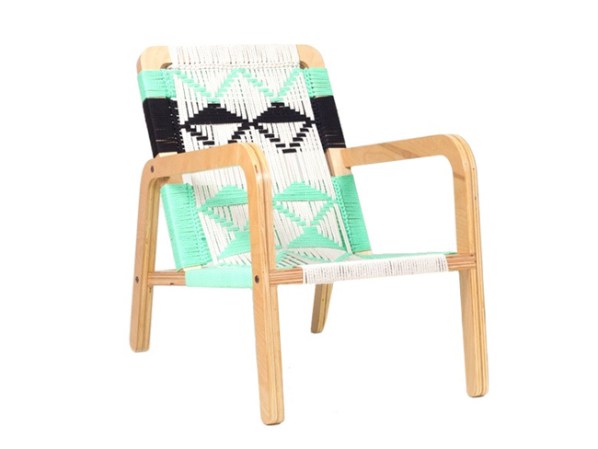 Silla de macramé de pacific Wonderland. Encuéntrala en sunroomaustin.com, $800.