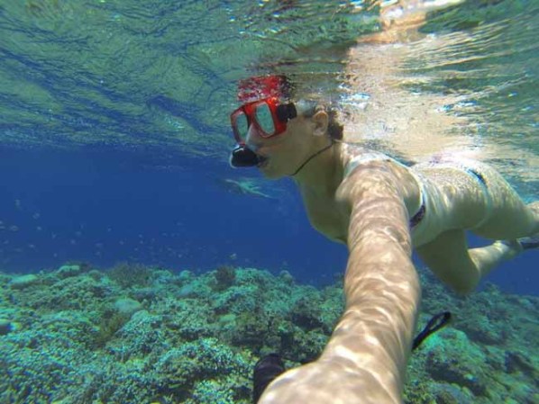 Eva Samkova, la deportista checa que compite con bigote.