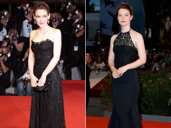 Winona Ryder y Mia Wasikowska; después de “Alicia en el país de las maravillas” Wasikowska ha demostrado que tiene todas las capacidades para ocupar las plazas de Ryder.