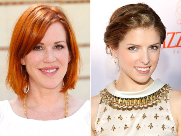 Molly Ringwald y Anna Kendrick; ambas tienen ese aire de princesa que juega un papel fundamental en su Carrera.