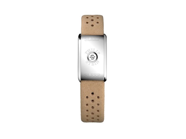 Brazalete para dormir de Philip Stein; las frecuencias que emite son especiales para llevarte al mundo de los sueños. Adquiérelo en philipstein.com, $395.
